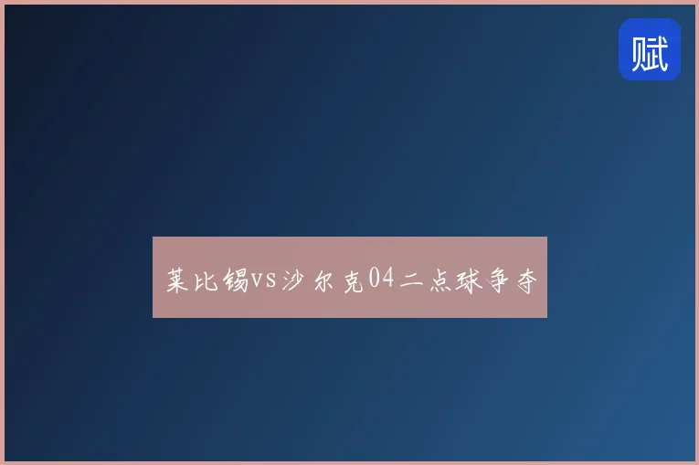 莱比锡vs沙尔克04二点球争夺